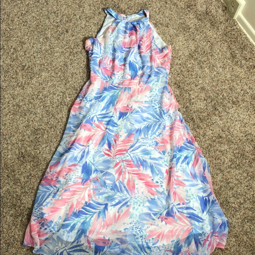 Midi Dress | Hawaiian print |  size 8